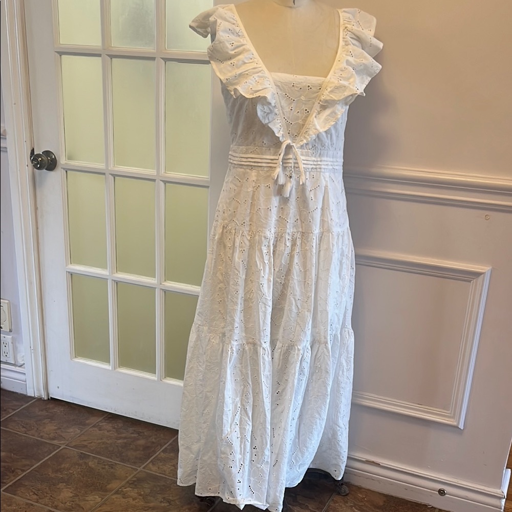 Suboo eyelet maxi dress